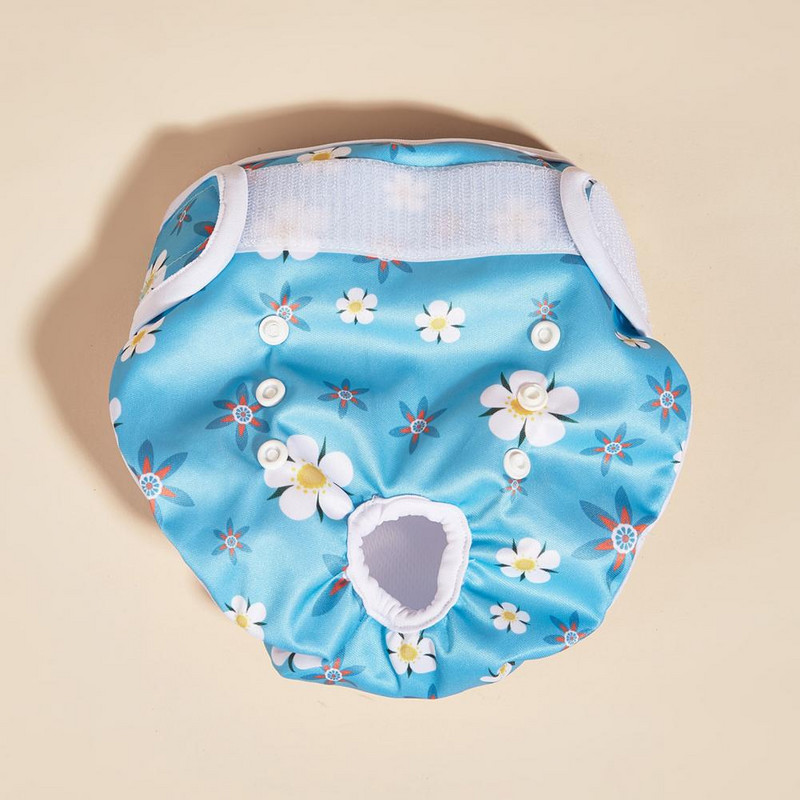 Kisállat menstruációs nadrág fertőzések megelőzése Virágnyomtatás Kutya menstruációs egészségügyi pelenka