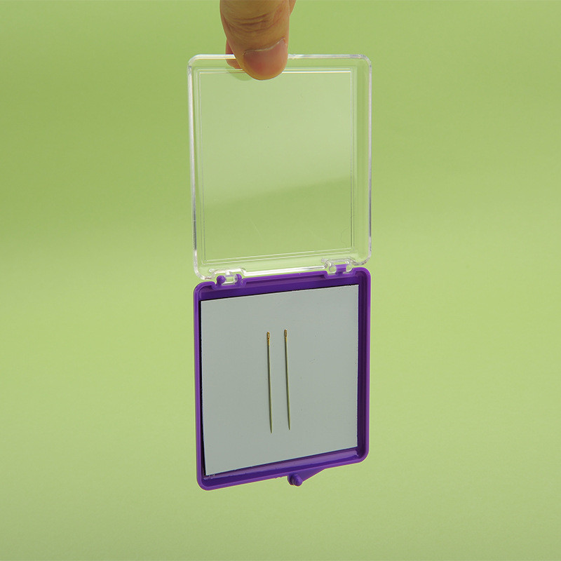 Magnētiskās plastmasas sūkšanas adatas rokasgrāmata Manuāla magnētiskās sūkšanas adatas ievietošanas adatas uzglabāšanas organizators