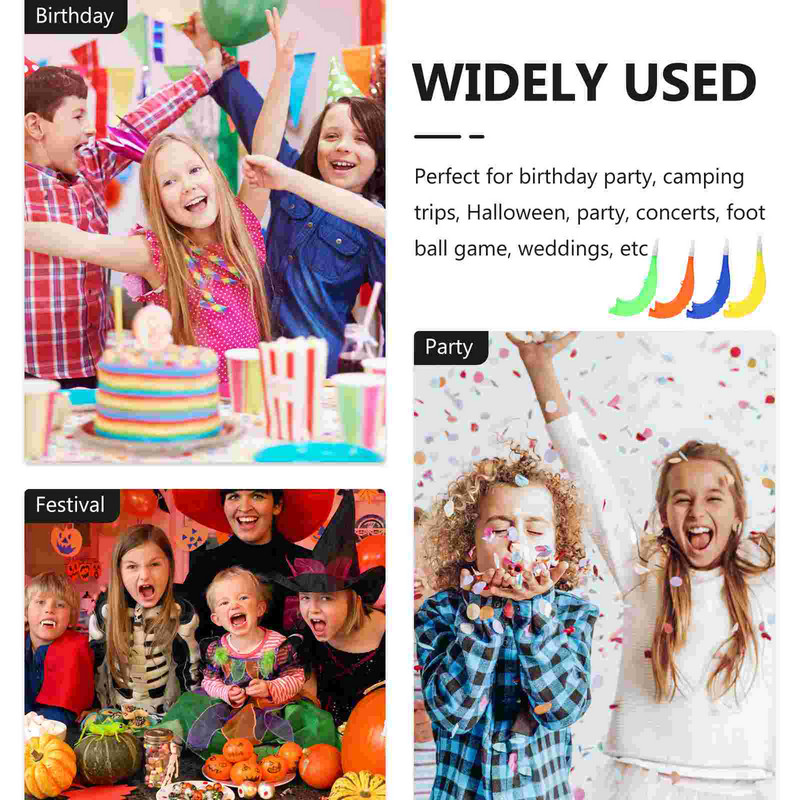 4 db ívelt kürt gyerek trombita játék foci rajongói parti zajkeltő mini labda gyerekeknek légkürtök ajándékok meccsek szurkolni