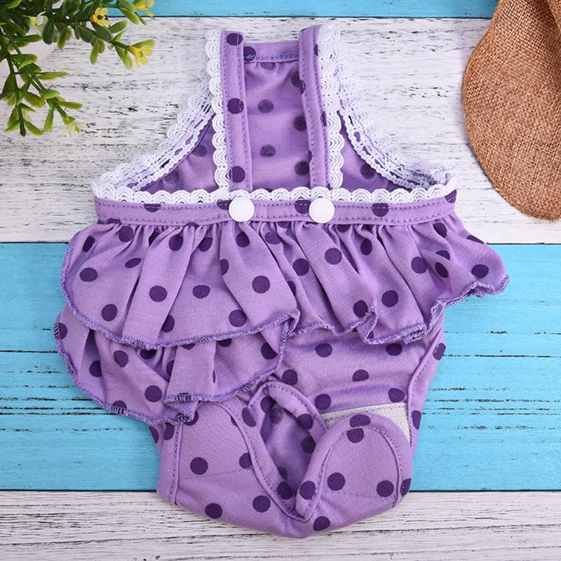 Dot Print Pet Dog Biksītes Siksna Sanitāri Regulējama Suņu Apakšveļa Autiņbiksītes Fizioloģiskās Bikses Kucēnu Šorti Drop Shipping