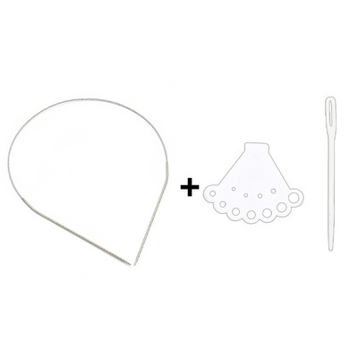 1 komplekts 1,6–4,8 mm nerūsējošā tērauda apļveida adāmadatas Tamboradatas Adatu rokdarbu rīki adīšanas āķu komplektam Aušana DIY