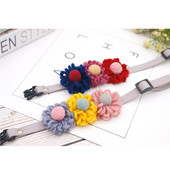 Háziállat nyakörv Gyapjú Virágok Macskanyakörv Nyaklánc Nyaklánc Csomagos nyakörv Kis méretű Nyakörv Kisállat Nyakörv Kisállat Kiegészítők