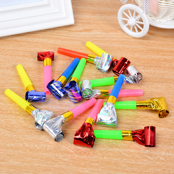 30PCS/Pack Многоцветни Парти Blowouts Whistles Wedding Birthday Noise Maker Kids Party Favors Noice Maker Toys Goody Bags Pinata