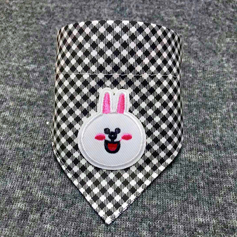 Kisállat nyakkendő Sál Kutya Nyáltörölköző Klasszikus Piros Fekete Kockás Kisállat Kutya Bandana Macska Kölyök Kendő Kisállatápolási Kiegészítők
