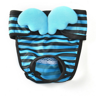 Νέο ανθεκτικό που πλένεται σκύλος φυσιολογικό παντελόνι μόδας λωρίδα Μικρό σορτς για σκύλους Μαλακό άνετο παντελόνι ασφαλείας για κατοικίδια Θηλυκό σκυλί