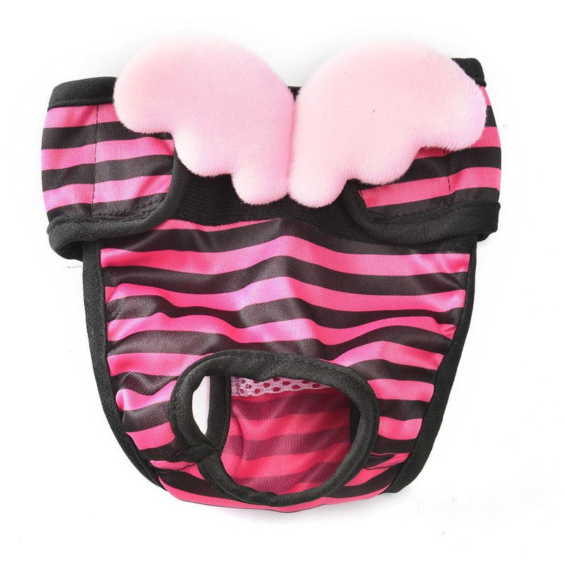 Νέο ανθεκτικό που πλένεται σκύλος φυσιολογικό παντελόνι μόδας λωρίδα Μικρό σορτς για σκύλους Μαλακό άνετο παντελόνι ασφαλείας για κατοικίδια Θηλυκό σκυλί