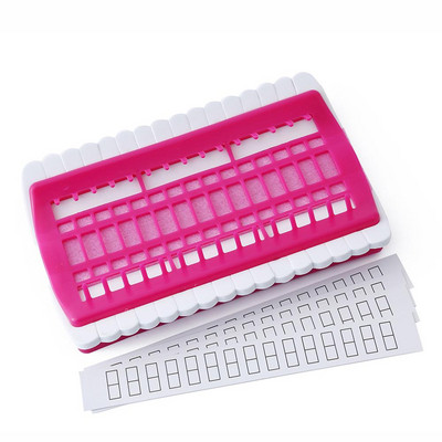 30 pozíció Szálrendezők Fogselyemrendező hímzőkészlet Keresztszemes eszköz Műanyag és hab hímzőselyem-rendező eszköz