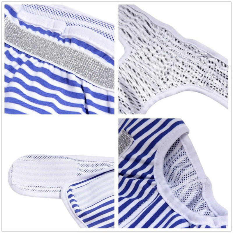 S-XL kutyapelenka fiziológiai nadrágok egészségügyi mosható női kutyabugyi fehérnemű rövid pamut kisállat rövidnadrág betűs bugyi kutyáknak