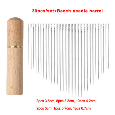 12/30 gab. Aklās adatas Vecāka gadagājuma cilvēkiem Adatas puses caurums Mājsaimniecības nerūsējošā tērauda šūšanas adatas Vītņu ievilkšana Apģērbu šūšanas piederumi