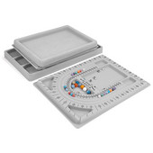 Flocked Bead Board DIY Flocked Finding Tray Rokdarbi Aksesuāri juvelierizstrādājumu izgatavošanai DIY Rokassprādzes Kaklarotas Aksesuāri