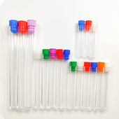 1szett /5db Műanyag tűtároló palackok 7/8,5/11cm Többfunkciós műanyag varrószerszámtartó kötőtűszervező