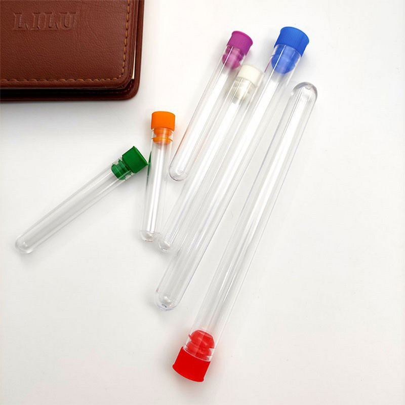 1szett /5db Műanyag tűtároló palackok 7/8,5/11cm Többfunkciós műanyag varrószerszámtartó kötőtűszervező