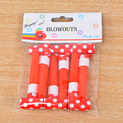 JAUNA ballītes pūķa pūķa vairumtirdzniecība 6,5 cm punktveida papīra pūķa pūķa pūķis bērniem pieaugušajiem dzimšanas dienas ballītei krāsaini svilpes trokšņu balsti