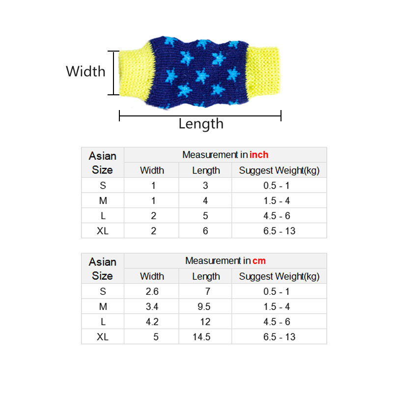 4Pcs Pet Anti-dirty Leggings Knee Dog Booties Socks Teddy Leg Sock Зимен топъл протектор за крака Dogs Cat Knitting Socks Cover Sleev