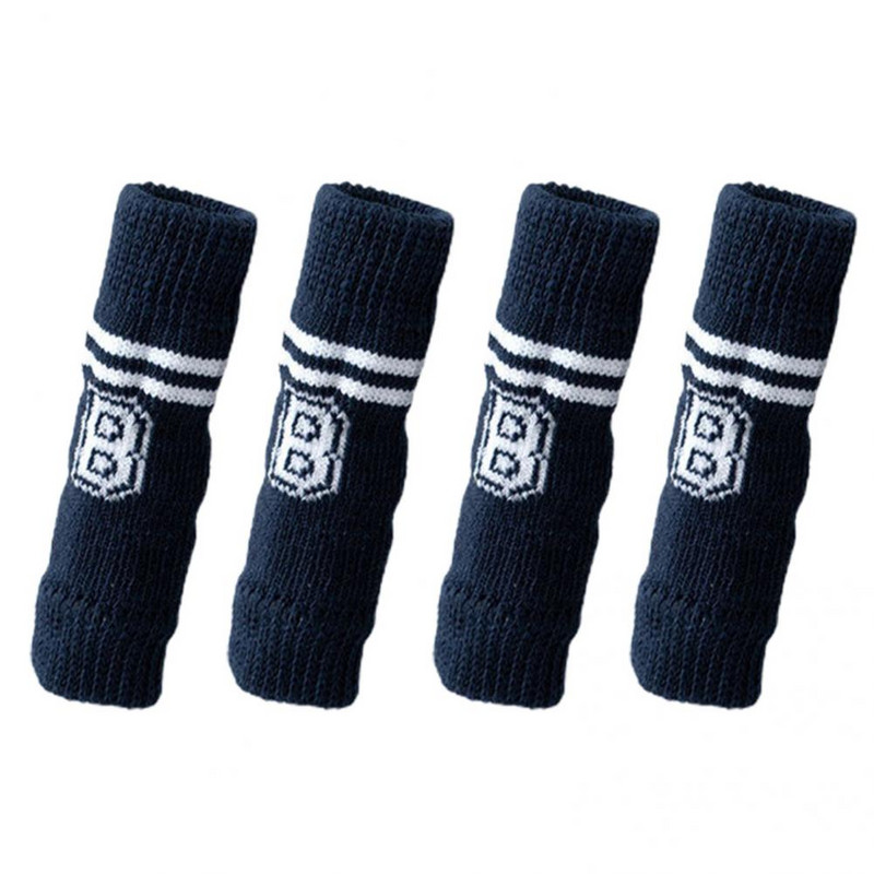 Ādai draudzīgi kucēnu ziemas ķepu aizsargapavi Nodilumizturīgi kucēnu zeķes Adīšana 4 gab Kaķēnu zeķes ziemas siltas zeķes