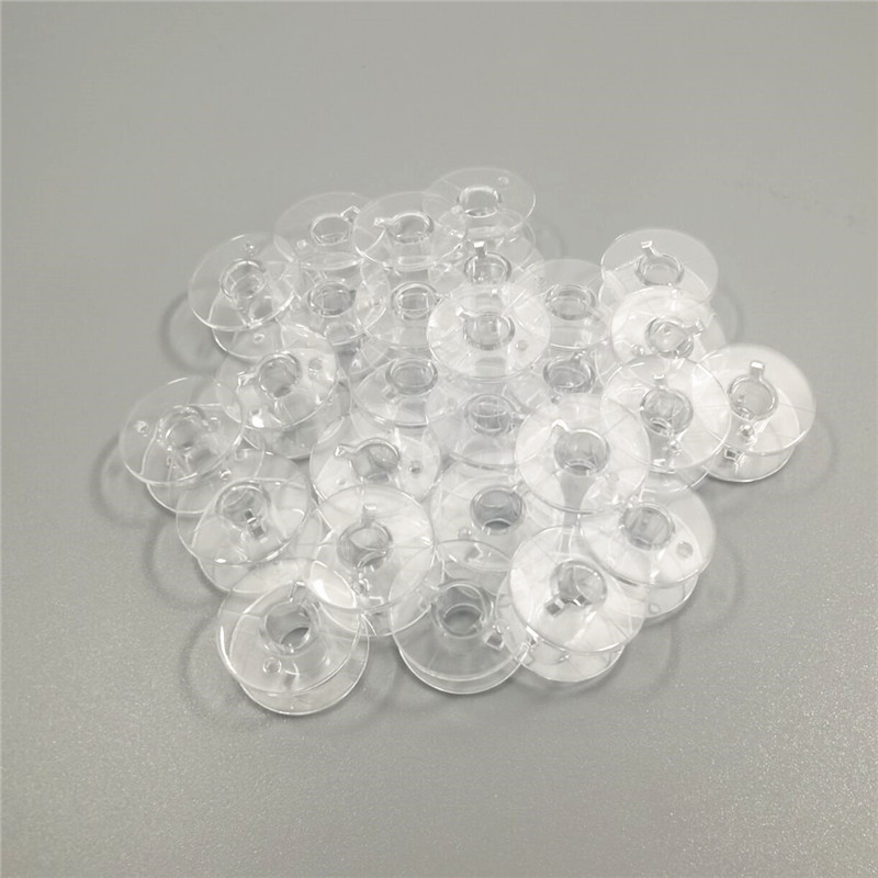 10 gab. Spoles šujmašīnai Plastmasas spoles ar maciņu Bro-Ther šujmašīnas piederumiem