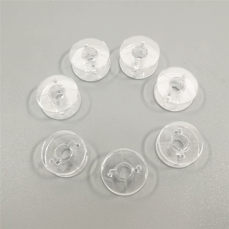 10 gab. Spoles šujmašīnai Plastmasas spoles ar maciņu Bro-Ther šujmašīnas piederumiem