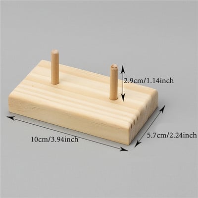 2/6/14 Orsók Összehajtható fából készült cérnatartó varrás hímzés cérnatartó rendszerező falra akasztó kúpok állvány polc kézimunka