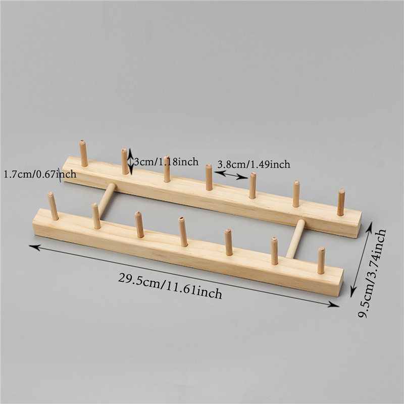 2/6/14 Orsók Összehajtható fából készült cérnatartó varrás hímzés cérnatartó rendszerező falra akasztó kúpok állvány polc kézimunka