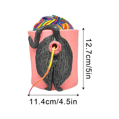 Adīšanas dzijas turētājs Bļodas Adīt tamborētas vilnas organizators Uzglabāšanas bļoda Roku darbs Adīšanas mājas šūšanas piederumi