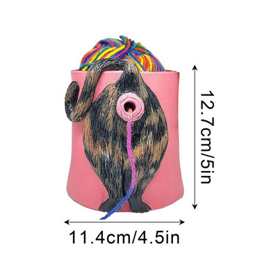 Adīšanas dzijas turētājs Bļodas Adīt tamborētas vilnas organizators Uzglabāšanas bļoda Roku darbs Adīšanas mājas šūšanas piederumi