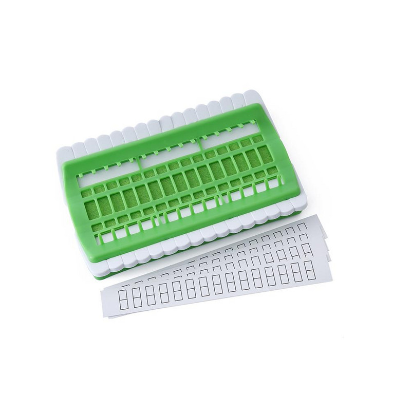 Varrótű tartó Hímzőselyem cérnarendező 30 pozíció keresztöltés sorvonal szerszámkészlet Barkács varróeszközök Hordozható