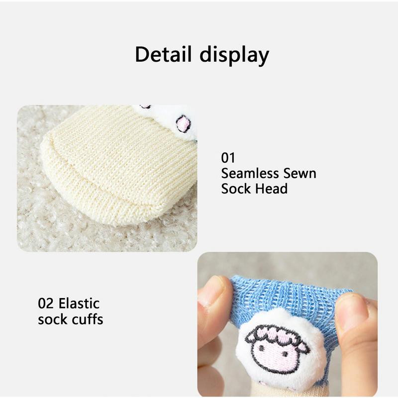 Suņu zeķes Karikatūra Grip Protector Pretslīdēšanas zeķes Suņiem Bez šķelšanās Ērtas zeķes Ikdienas valkāšanai Poliesters neplīst