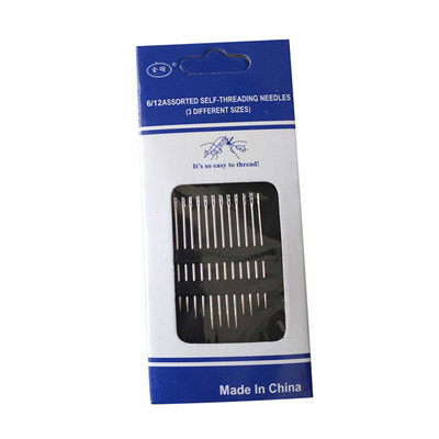 Nerūsējošā tērauda šūšanas adatu uzpirksteņu komplekts 12Gb