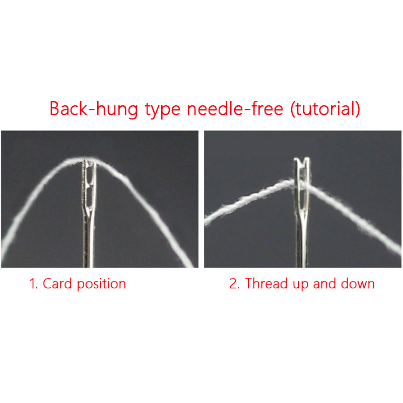 Nerūsējošā tērauda šūšanas adatu uzpirksteņu komplekts 12Gb