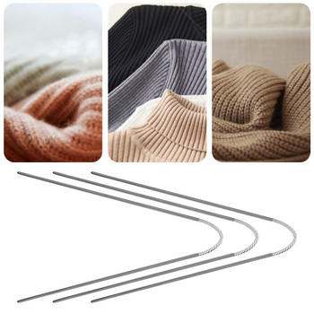 Кръгли игли за плетене 3 бр. Пръчки за плетене Кабелни кръгли игли за плетене Комплект плетене за бебешки ръкави Чорапи и малки