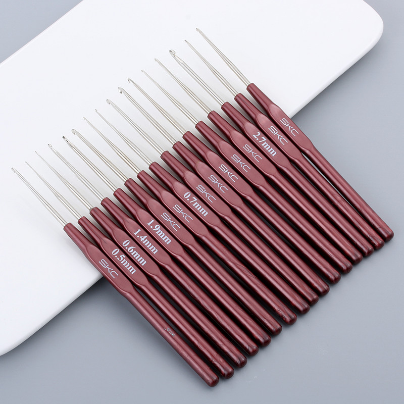 2GAB tamboradatas maisījums 0,5–2,5 mm maza izmēra dzija, pinums, adīšanas izšūšanas adatas mežģīņu šūšanas rīkiem 16 izmēru āķis