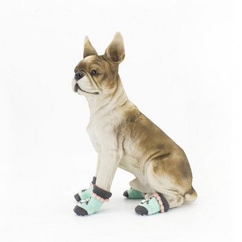 4 τεμάχια Pretty Dogs Κοντές κάλτσες εξαιρετικής κατασκευής μαλακή υφή Κάλτσες αστραγάλου κατοικίδιων ζώων Fashion Dogs Κοντές κάλτσες για φθινοπωρινά σκυλιά Κάλτσες