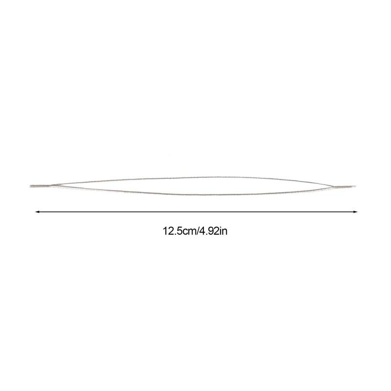 Lielas acu pērļošanas adatas Pērlīšu vītne rotaslietu izgatavošanai garu taisnu pērlīšu izšūšanas adatas ar adatu pudeles vītni