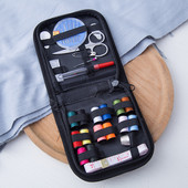 1 σετ Φορητό οικιακό κιτ ραπτικής Κουτί DIY Κέντημα Εργαλείο Χειροτεχνίας Βελόνες Κλωστή Σετ Ψαλίδι Προμήθειες σπιτιού Αξεσουάρ ταξιδιού