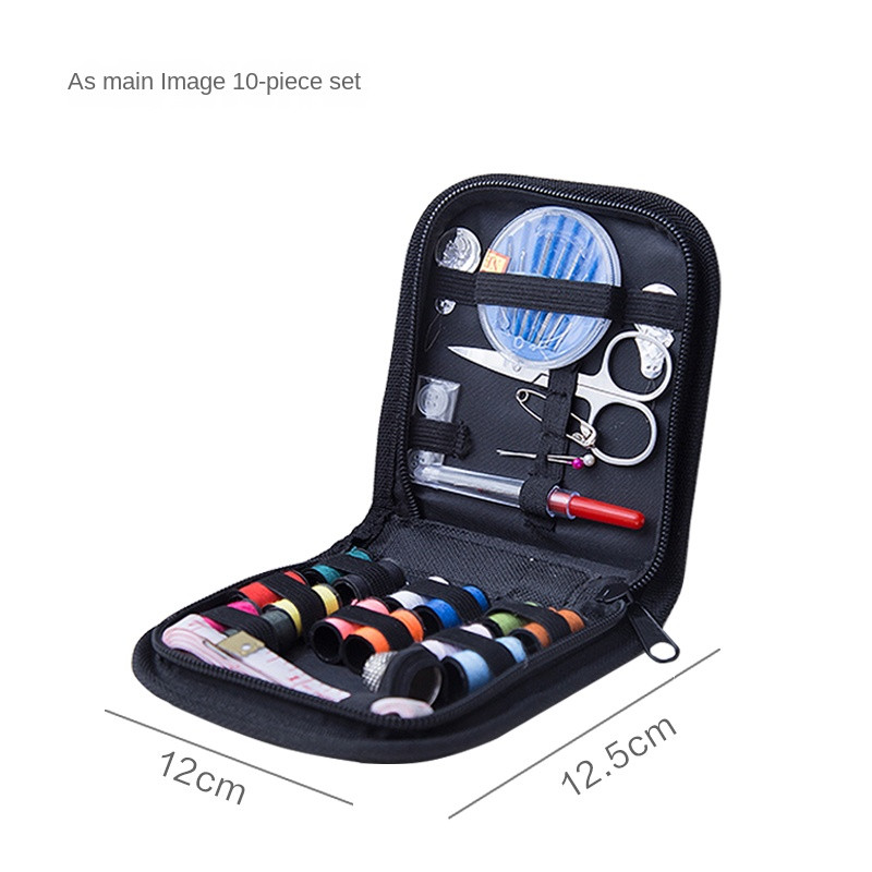 1 σετ Φορητό οικιακό κιτ ραπτικής Κουτί DIY Κέντημα Εργαλείο Χειροτεχνίας Βελόνες Κλωστή Σετ Ψαλίδι Προμήθειες σπιτιού Αξεσουάρ ταξιδιού
