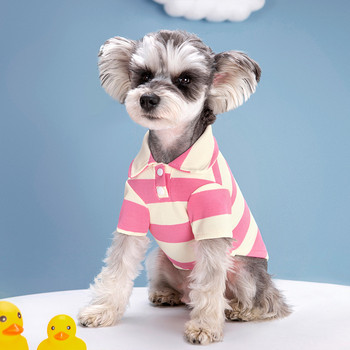 Μπλουζάκι πόλο για σκύλους για κατοικίδια Καλοκαιρινά ρούχα για σκύλους Casual ρούχα για μικρά μεγάλα σκυλιά γάτες T-shirt Chihuahua Pug Κοστούμια Γιορκσάιρ