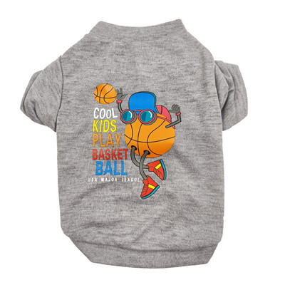 Vasariniai šunų drabužiai naminiams gyvūnėliams marškinėliai Mieli marginta šunų liemenė mažiems ir vidutiniams šunims Priedai Šuniuko katės liemenė Medvilniniai drabužiai Kostiumai