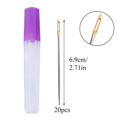 TLKKUE 10/12/18/20 τεμ. Βελόνες ραπτικής Κέντημα Μεγάλο Μάτι, Αμβλύ ή Κοφτερές Βελόνες Σταυροβελονιά Βελόνες Πλεκτής Αξεσουάρ Ραπτικής