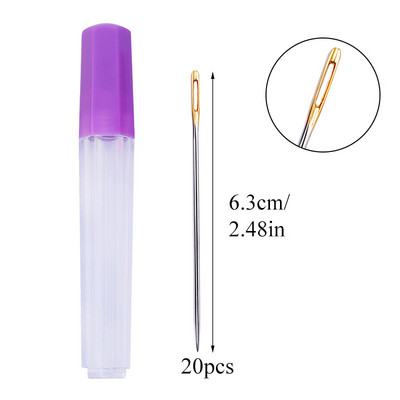 TLKKUE 10/12/18/20 τεμ. Βελόνες ραπτικής Κέντημα Μεγάλο Μάτι, Αμβλύ ή Κοφτερές Βελόνες Σταυροβελονιά Βελόνες Πλεκτής Αξεσουάρ Ραπτικής