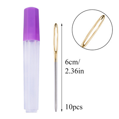 TLKKUE 10/12/18/20 τεμ. Βελόνες ραπτικής Κέντημα Μεγάλο Μάτι, Αμβλύ ή Κοφτερές Βελόνες Σταυροβελονιά Βελόνες Πλεκτής Αξεσουάρ Ραπτικής