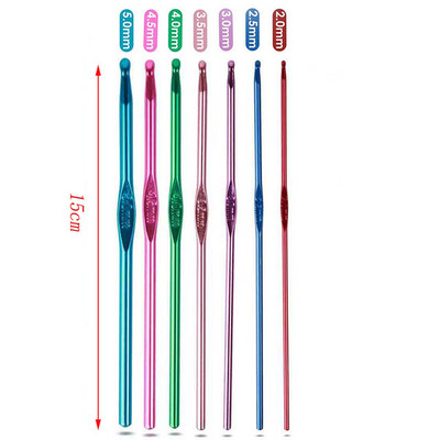 Tamboradatu komplekts, Alumīnija roktura adāmadatas artrozes skartām rokām, Tamboradatas dzijas amatniecībai, Jauka dāvana sievietēm