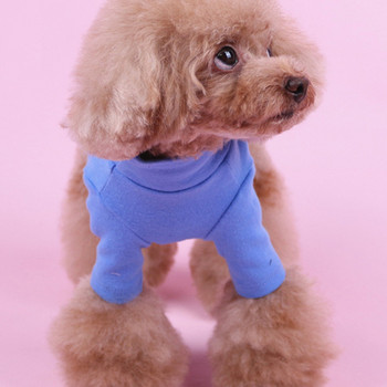 Пролетно куче Памучно дъно Тениски Дрехи Кученце Пижама за малко куче За Чихуахуа Пудел Йоркшир Летни дрехи Риза Костюм