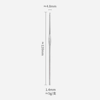 Rozsdamentes acél horogtű Egyenes kötőtűk Rozsdamentes acél horgolótűk barkács pulóver, szövés kötőeszközök