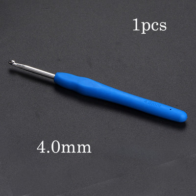 0,5-10,0 χιλιοστά Πλεκτό στο χέρι Βελονάκι σιλικόνης Πολύχρωμη λαβή Βελόνα πλεξίματος Εργονομικά Εργαλεία Ραπτικής Πλεκτής Αξεσουάρ