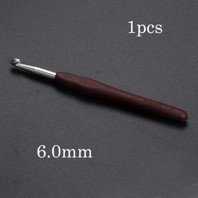 0,5-10,0 χιλιοστά Πλεκτό στο χέρι Βελονάκι σιλικόνης Πολύχρωμη λαβή Βελόνα πλεξίματος Εργονομικά Εργαλεία Ραπτικής Πλεκτής Αξεσουάρ