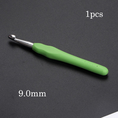 0,5-10,0 χιλιοστά Πλεκτό στο χέρι Βελονάκι σιλικόνης Πολύχρωμη λαβή Βελόνα πλεξίματος Εργονομικά Εργαλεία Ραπτικής Πλεκτής Αξεσουάρ