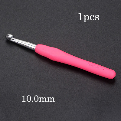 0,5-10,0 χιλιοστά Πλεκτό στο χέρι Βελονάκι σιλικόνης Πολύχρωμη λαβή Βελόνα πλεξίματος Εργονομικά Εργαλεία Ραπτικής Πλεκτής Αξεσουάρ