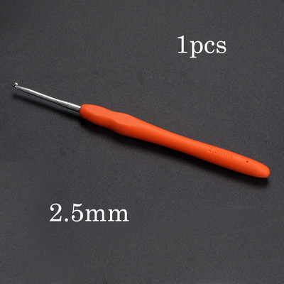 0,5-10,0 χιλιοστά Πλεκτό στο χέρι Βελονάκι σιλικόνης Πολύχρωμη λαβή Βελόνα πλεξίματος Εργονομικά Εργαλεία Ραπτικής Πλεκτής Αξεσουάρ