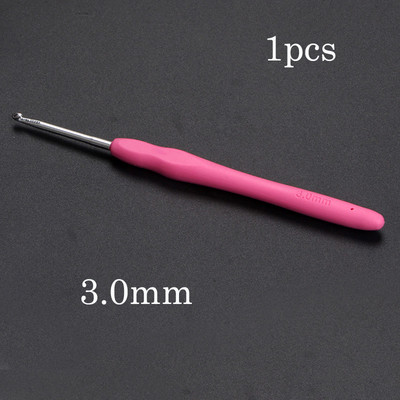 0,5-10,0 χιλιοστά Πλεκτό στο χέρι Βελονάκι σιλικόνης Πολύχρωμη λαβή Βελόνα πλεξίματος Εργονομικά Εργαλεία Ραπτικής Πλεκτής Αξεσουάρ