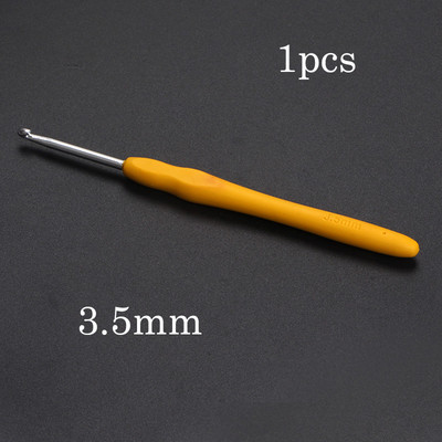 0,5-10,0 χιλιοστά Πλεκτό στο χέρι Βελονάκι σιλικόνης Πολύχρωμη λαβή Βελόνα πλεξίματος Εργονομικά Εργαλεία Ραπτικής Πλεκτής Αξεσουάρ